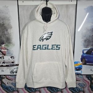 XL Philadelphia  Eagles  Cream Hoodie